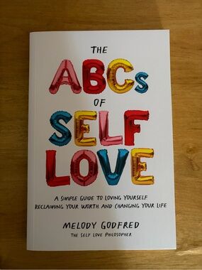 Melody Godfred The ABCs of Self Love - Colorful Balloon Letter Wall Art Print